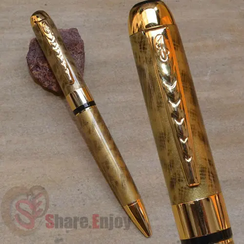 Шариковая ручка JINHAO 250 с золотым абстрактным узором|ballpoint pen|pattern penjinhao |