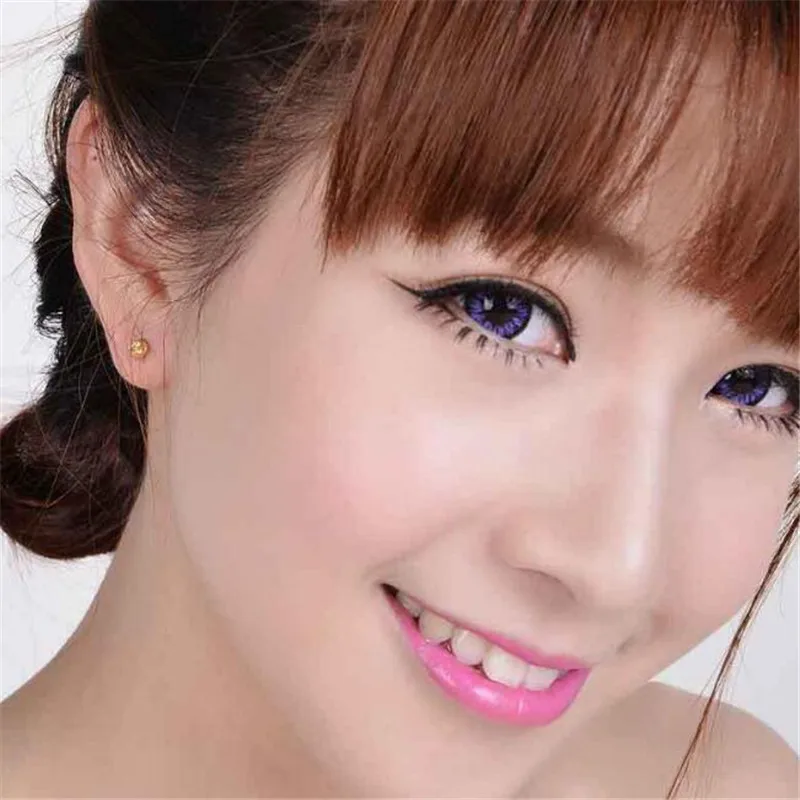 18K Золотые модные розовые серьги-гвоздики для женщин минималистичные маленькие