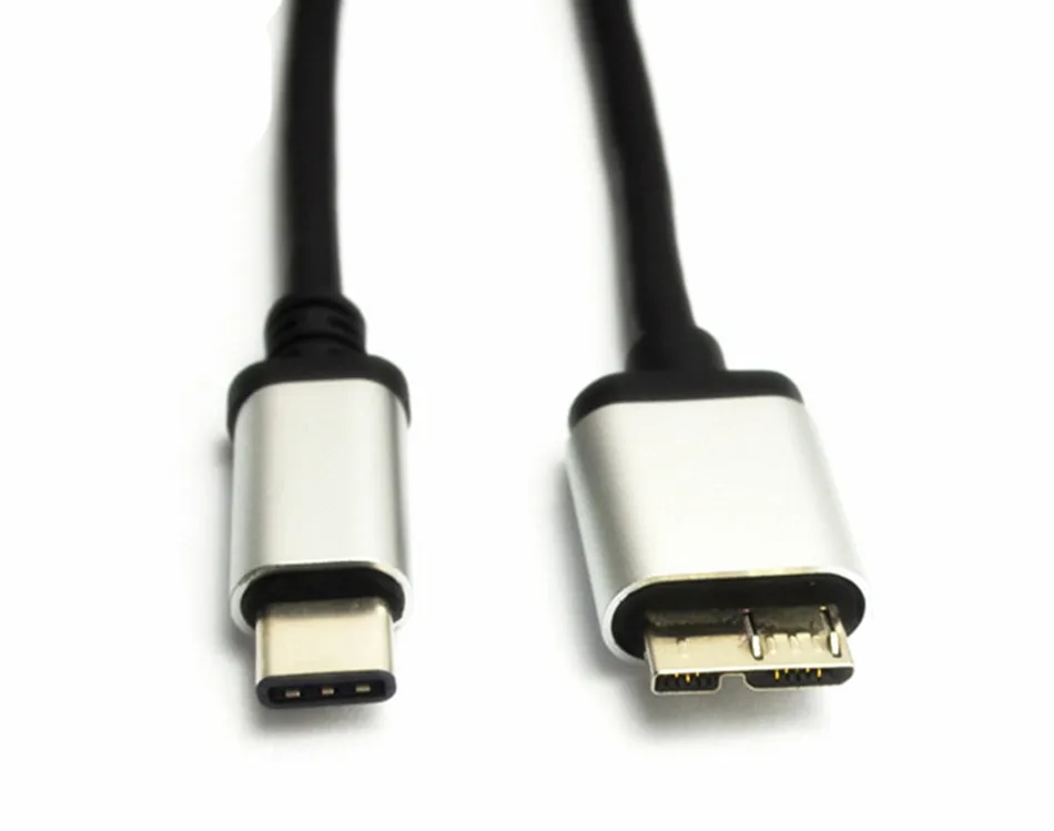USB3.1 тип-c к USB3.0 Micro B Кабельный разъем мужчин и женщин зарядный кабель для передачи данных для жесткого диска Смартфона 1 м черный USB C