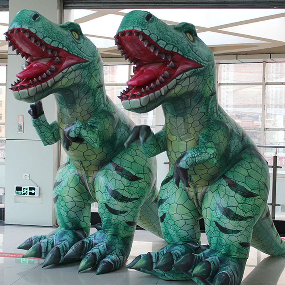 Новинка, 2 метра, маскарадный костюм для взрослых, костюм динозавра t-rex, вечерние, Пурим, фантазия, надувной, на Хэллоуин, карнавальный костюм для взрослых