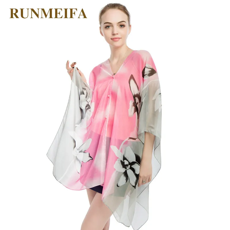 RUNMEIFA пляжная шаль Модный женский купальник Пляжная накидка прозрачный женское