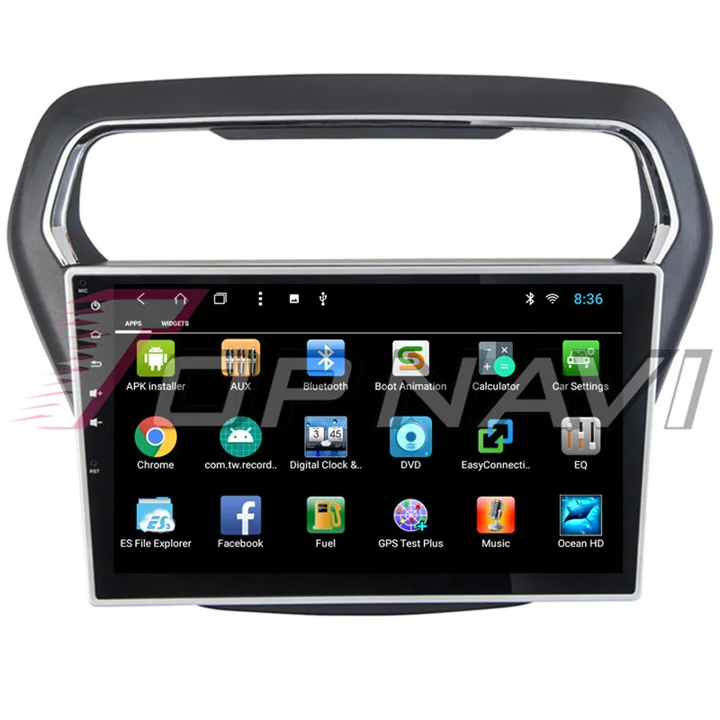 Topnavi Car Radio GPS Navi for Ford ESCORT 2014 2015 2016 10.1'' Android 8.1 Automotive Multimedia PC with Audio output NO DVD |