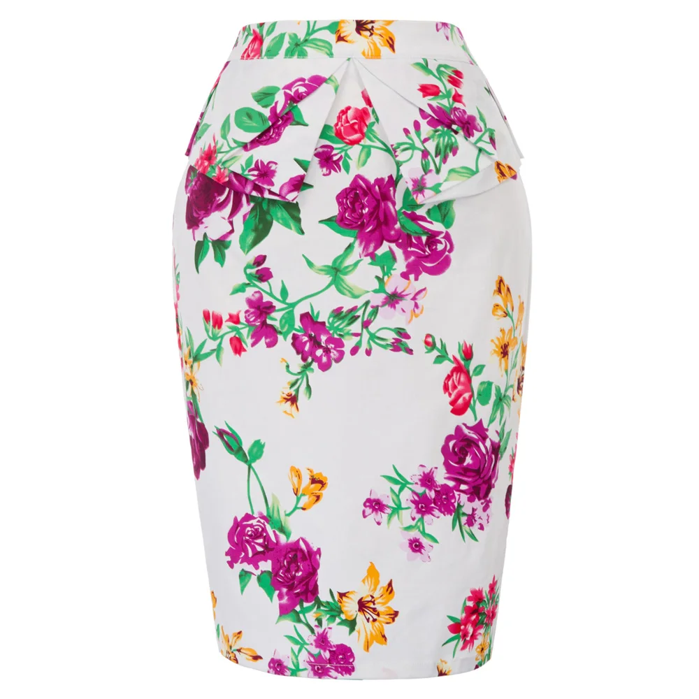 Винтажное платье ретро юбка с цветочным принтом в горошек Бизнес повседневные