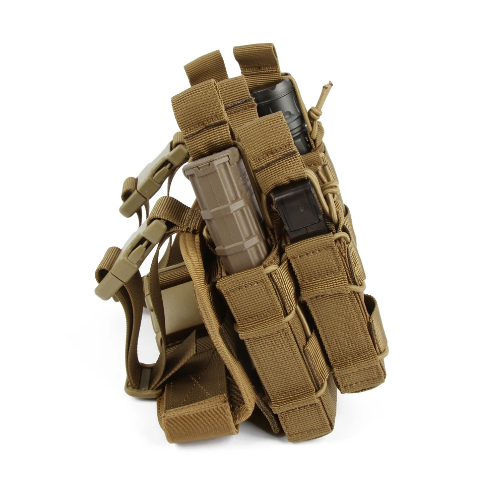 Отличные Элитные бизань комбинация клип сумка Открытый тактический MOLLE ноги кобуры Magezine мешок Военная Охота оборудование