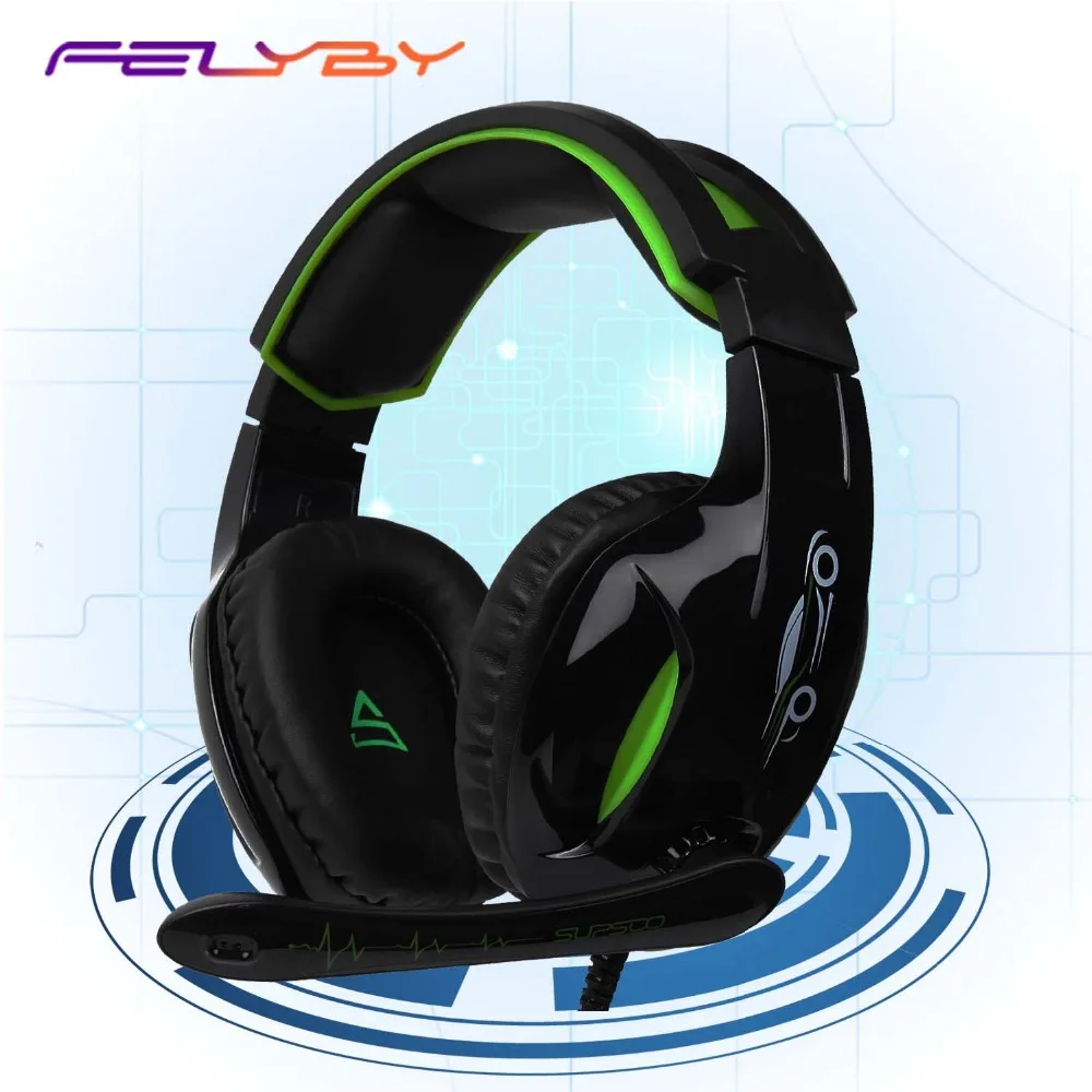 Игровая гарнитура FELYBY G813 проводная игровая esports микрофонный сабвуфер стерео