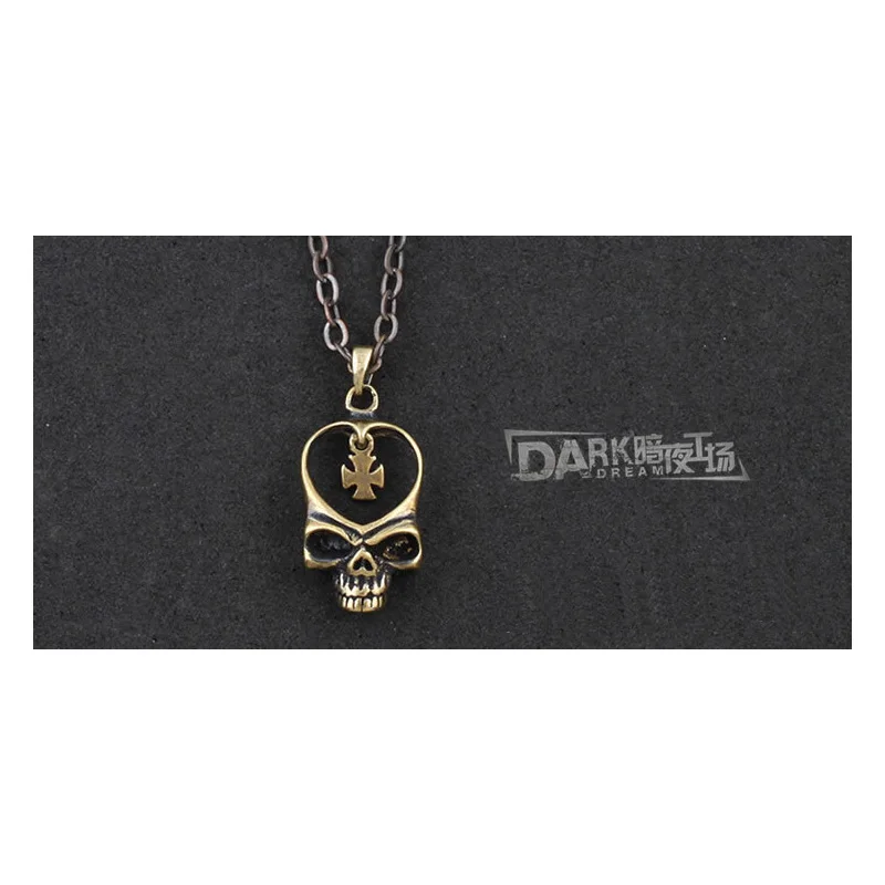 2019 Череп Креста Diablo темно-мечта сплав подвеска ожерелье панк Винтаж Для мужчин