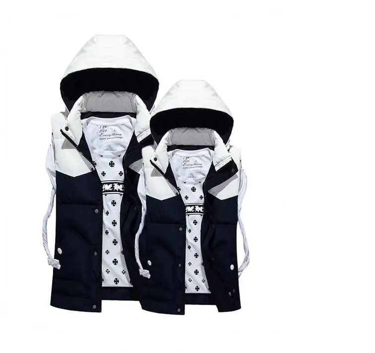 2015 осень / зима мужские женская гуд жилет теплый мода хлопок ватник жилеты