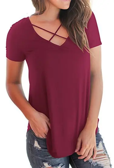 10 видов цветов Женская футболка с коротким рукавом Повседневная Свободная v