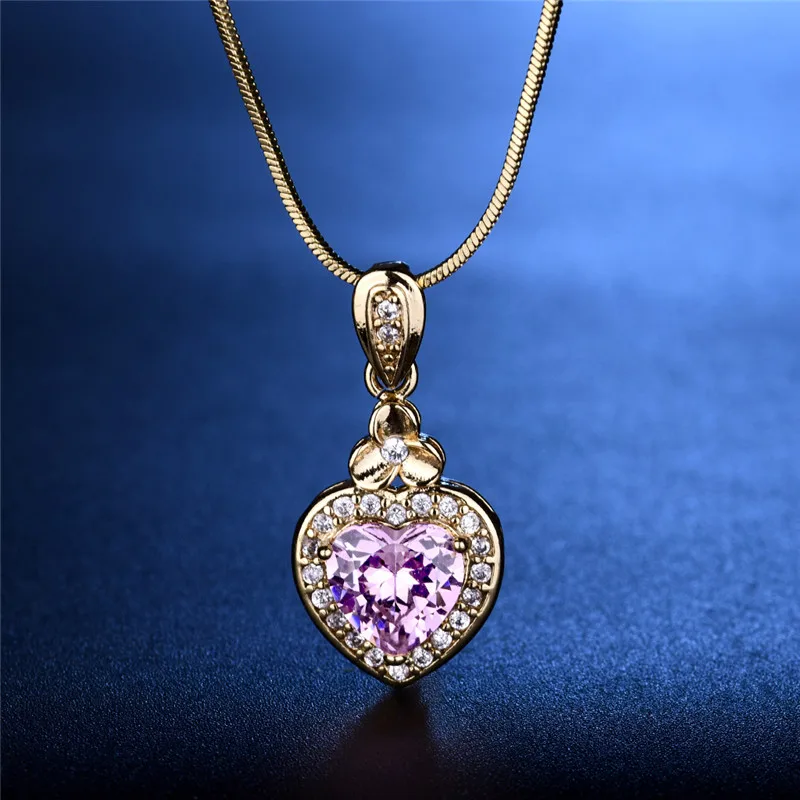 Будонг модное сердце с бесконечностью Love Silver/Gold Color Slide подвеска цепочка змейка