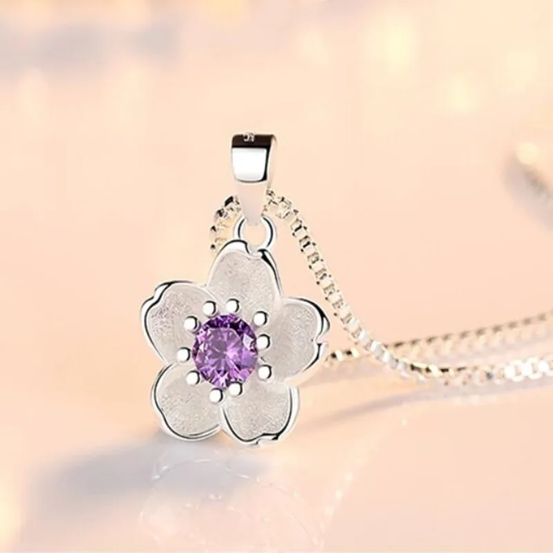 Fashion zircon cute peach pendant necklace female models | Украшения и аксессуары