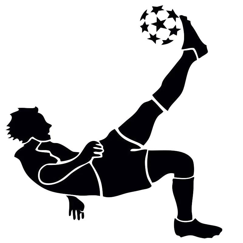 Fooball виниловые наклейки в виде звезд для автомобилей аксессуары крутая стильная