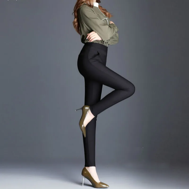 

Новинка 2020, весна-осень, модные, повседневные, брендовые, обтягивающие, сексуальные, плюс размер, эластичные, с высокой талией, женские, для д...