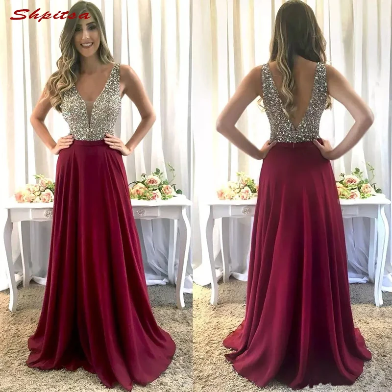 Роскошные платья для матери невесты на свадебную вечеринку плюс размер в стиле А-силуэт из шифона вечерние платья отца жениха матери невесты