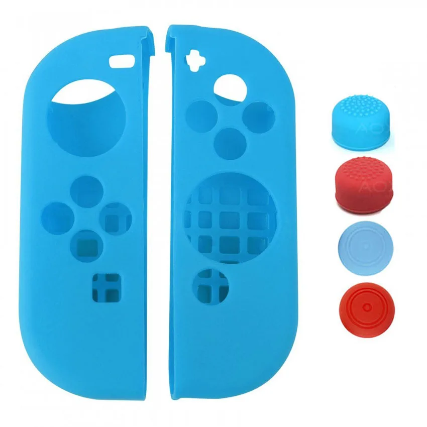 6 в 1 для nintendo Switch NS Console силиконовый Джой Стик захват большим пальцем крышка s ключ