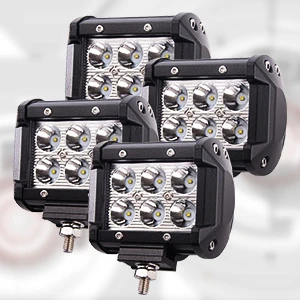 4 шт. Off Road бампер Гриль резервного копирования 4In стручки Cube Led вождения Туман