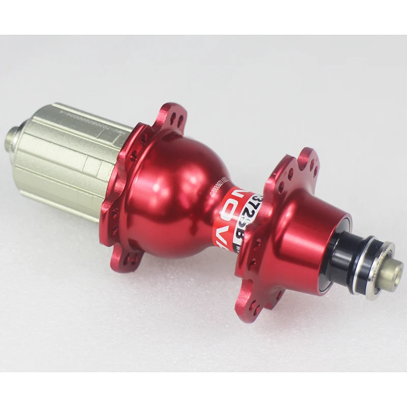 Novatec F372SB 24 ключа отверстия дорожный велосипед Задняя Ступица 24H o.l. D. 130 мм черный красный белый плоский спиц применимые дешевые колеса компоненты