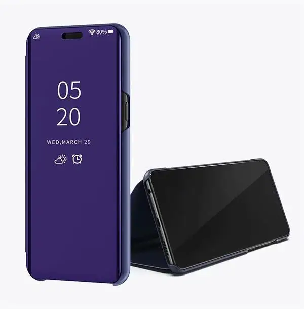 Умный зеркальный флип-чехол для huawei Honor 10 8 9 Lite 8X Play чехол на 7A 8A 7C Pro 8C 7 S View 20 Funda |