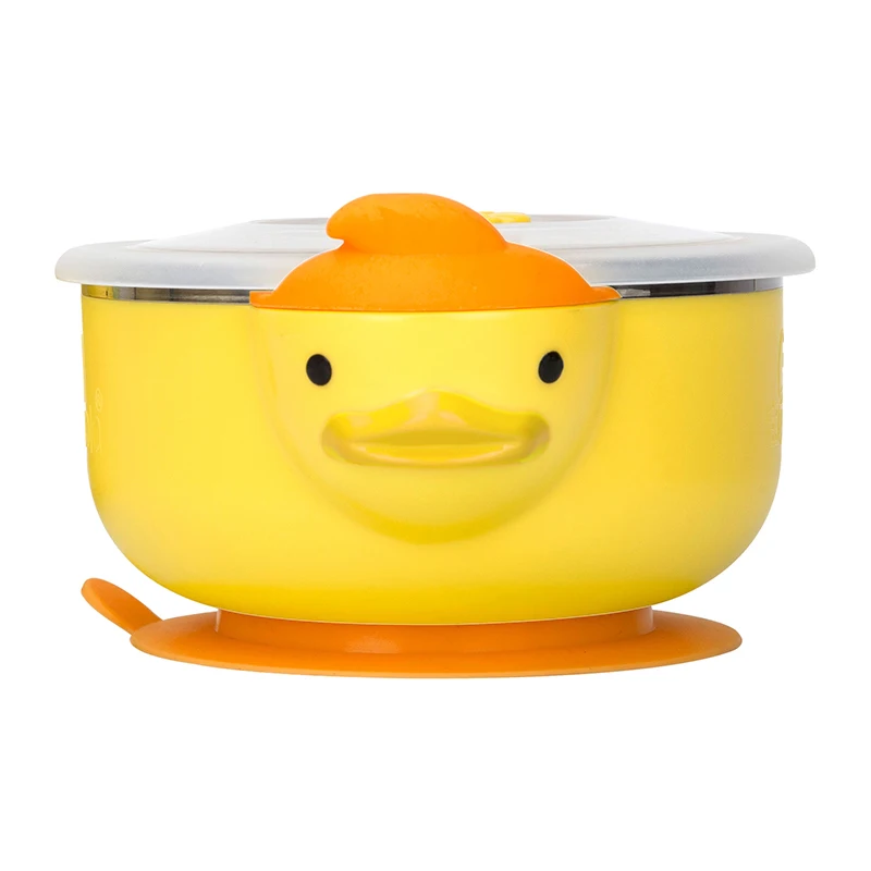 Новинка 2017 года ребенка кормушки присоски Нержавеющая сталь скольжению детская