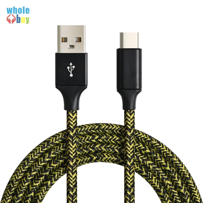 USB кабель для синхронизации данных и зарядки iphone 8Pin Micro 5Pin Type C зарядный нейлоновый
