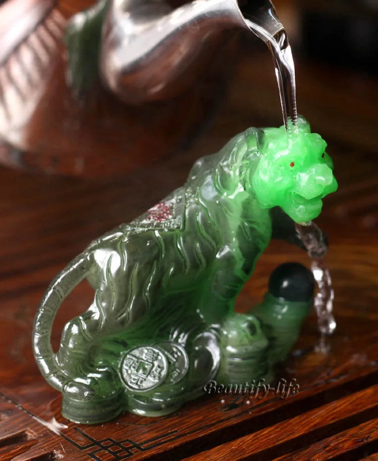 Зеленый тигр талисманы на удачу китайский зодиак Shenxiao аллохроический талисман