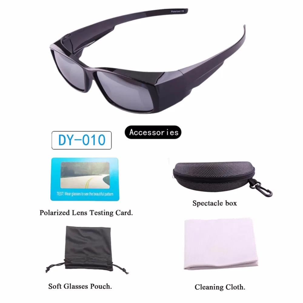 

Free Shipping fit over glasses polarized sun glasses for men and women glasses cover sunglasses UV400 wear over myoia sunglasses