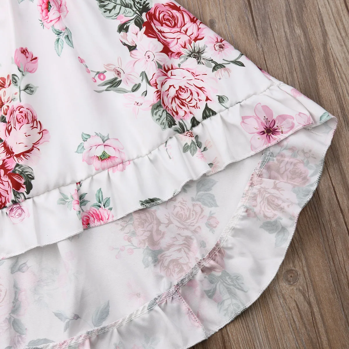 Новинка 2019 лидер продаж летняя детская одежда для девочек с цветочным принтом |