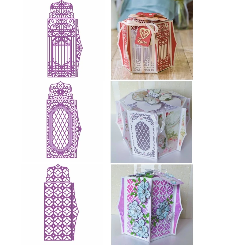 

Unique Lace Frame Metal Cutting Dies Scrapbooking Card Album Embossing DIY Crafts Stencil Templates New Dies 2019