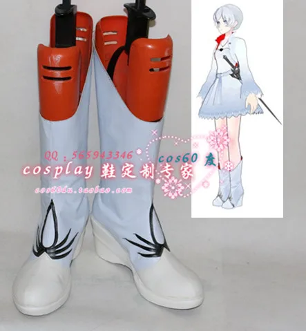 

Обувь для вечевечерние НКИ на Хэллоуин RWBY с полумесяцем Weiss Schnee S008