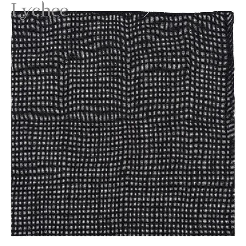 Lychee Life 25x25 см 18CT Вышивка крестиком ткань холст белый черный чистый хлопок сделай