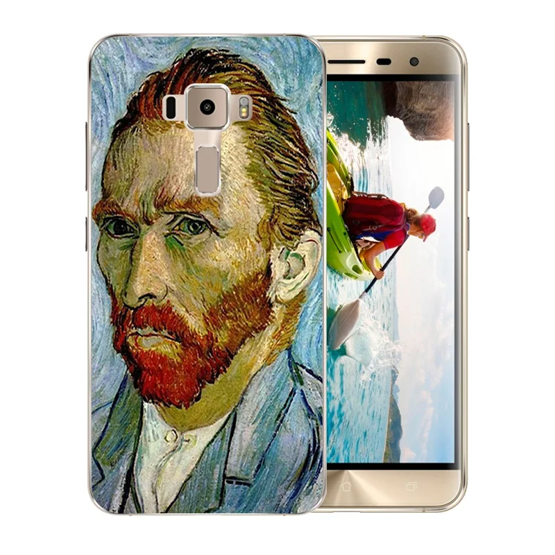 Soft Silicone Case For Asus ZenFone 3 ZE520KL Van Gogh Pattern Cover for KL / ZE 520 Phone Coque Zenfone |