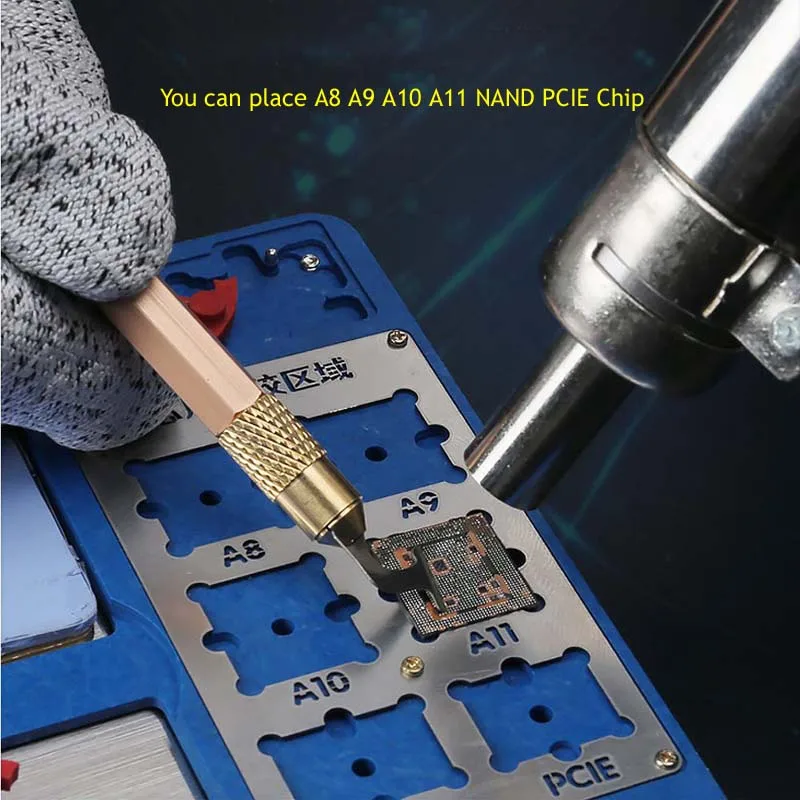 

Jyrkior Newest Explosion-Proof Motherboard CPU NAND Fingerprint Repair PCB Holder Fixture For iPhone 8 Plus/8/7/7P/6SP/6S/6P/6