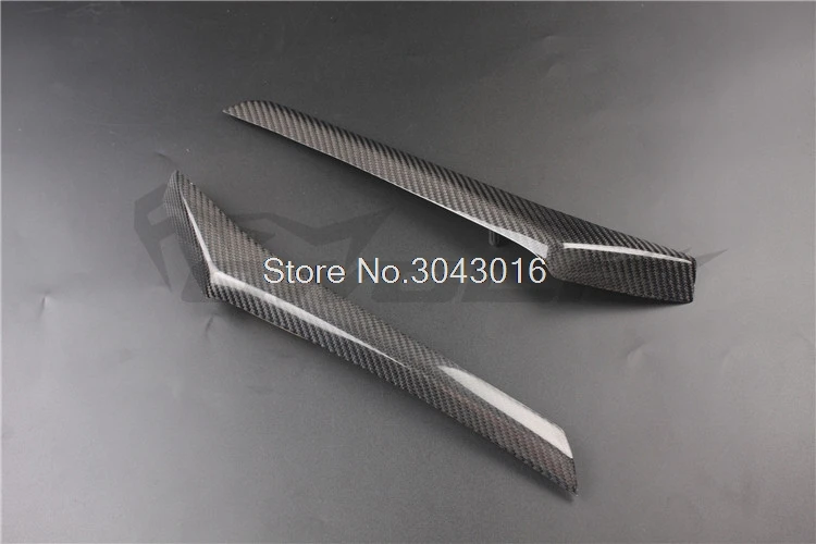 Высокое качество реальные углеродного волокна украшения фары Брови Веки чехол