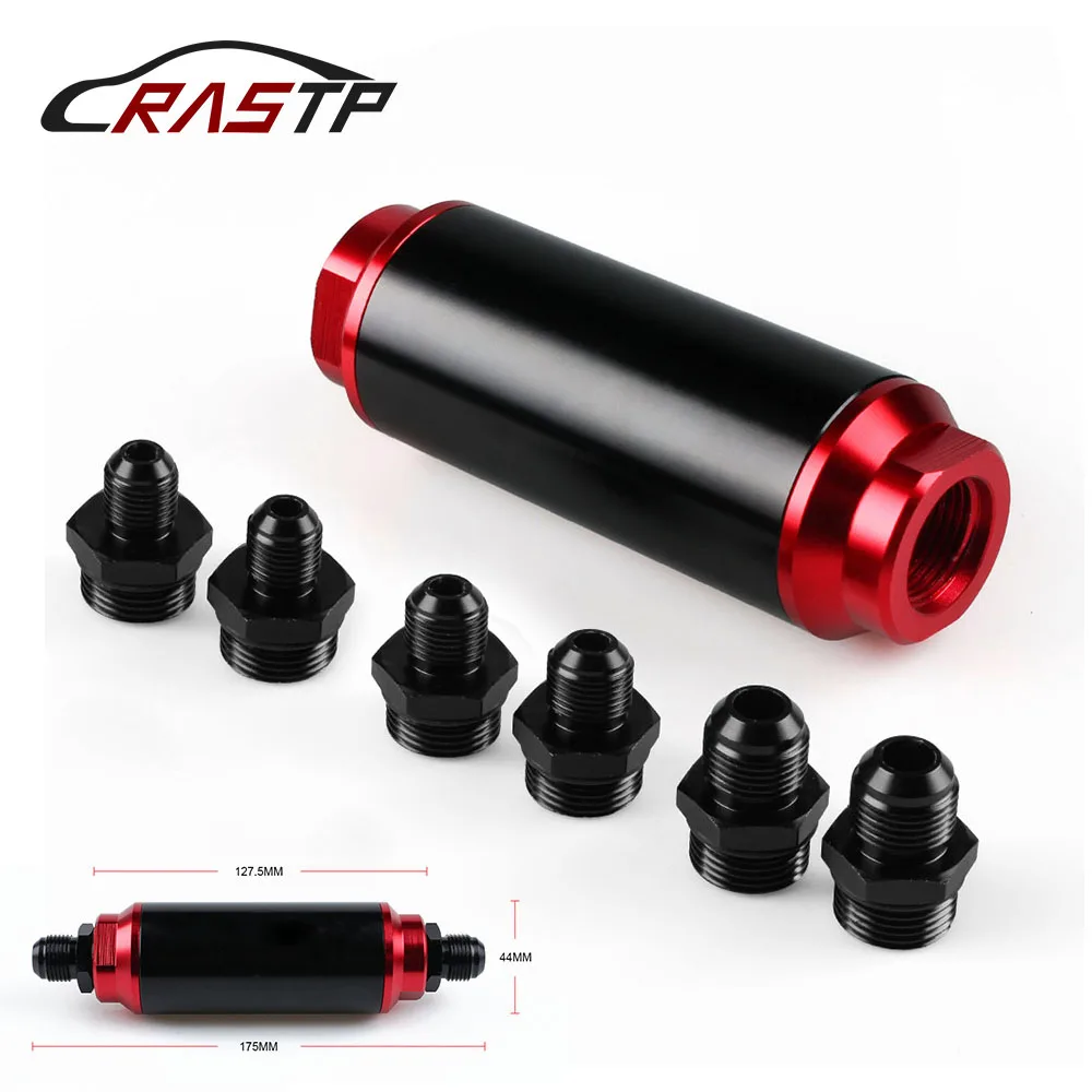 Универсальный черный топливный фильтр и крепление RASTP для гонок с высоким