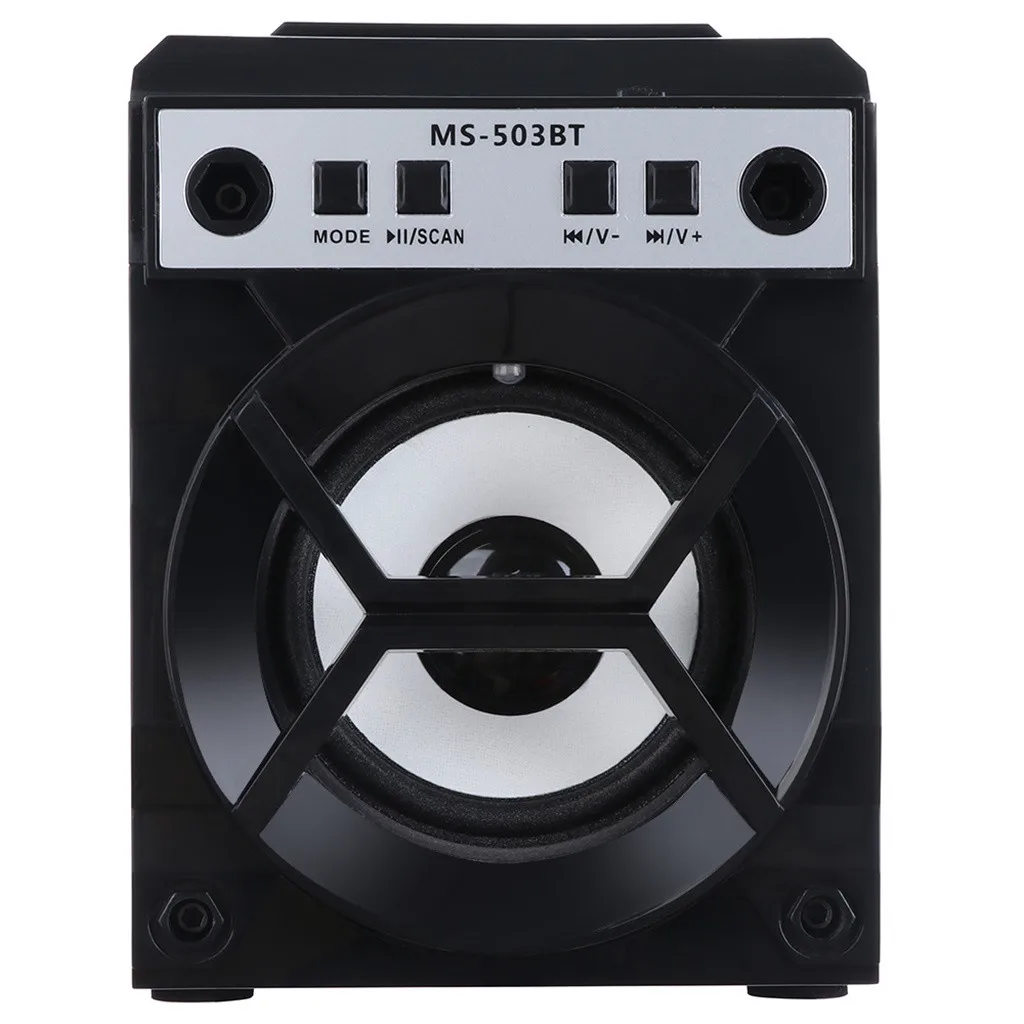 Открытый Bluetooth беспроводной портативный динамик супер бас с USB/TF/AUX/FM радио низкое энергопотребление поддержка телефона компьютера
