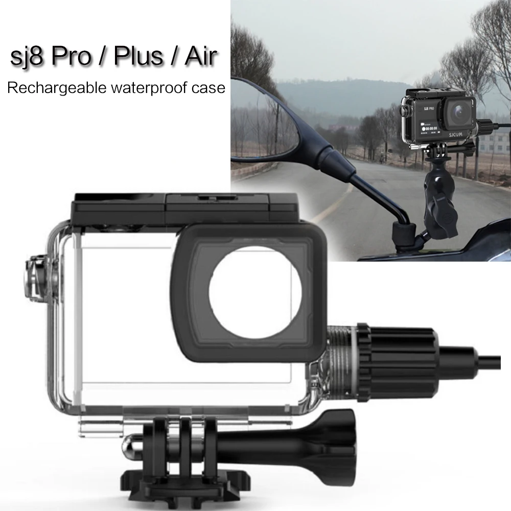 Оригинальный водонепроницаемый чехол sj8 для мотоцикла экшн камеры SJCAM SJ8 pro/plus/Air