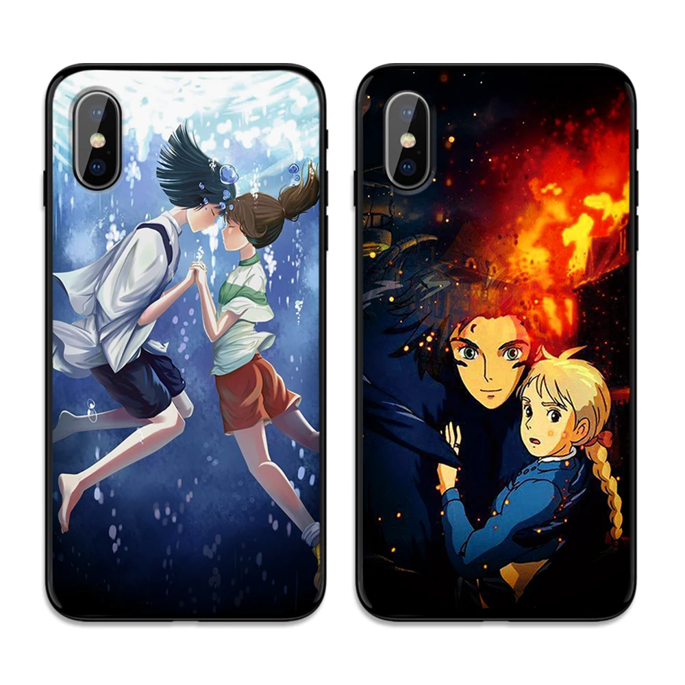 Miyazaki Hayao мягкая термополиуретановая крышка-чехол для Apple iPhone 6 6S 7 8 Plus 5 5S SE X XS MAX XR