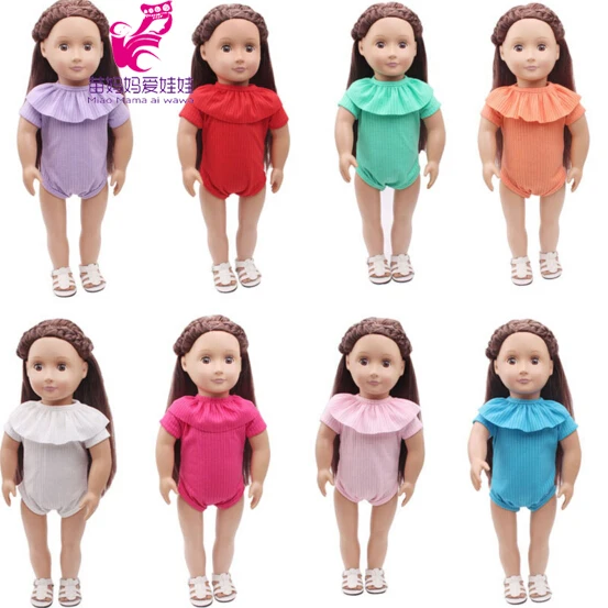 

18-inch Girl Doll bottomed shirt for 18 inch doll clothes, 43cm reborn Baby dolls base shirt
