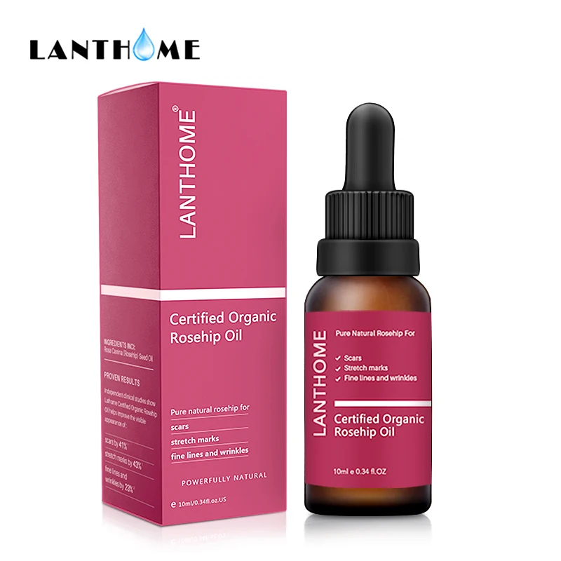 

Pure Organic Rosehip Oil Acne Scar Serum for Rejuvenating Stretch Marks Whitening Moisturizer Anti-Aging Rose Hip Essential Oil