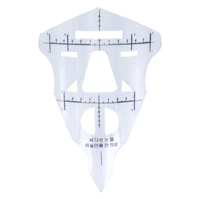 Формовочный трафарет для татуажа 1 шт. линейка бровей и губ перманентного макияжа