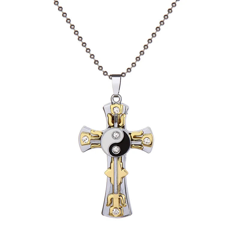 ZIRIS модное ювелирное изделие классическое ожерелье с крестиком подвеска из