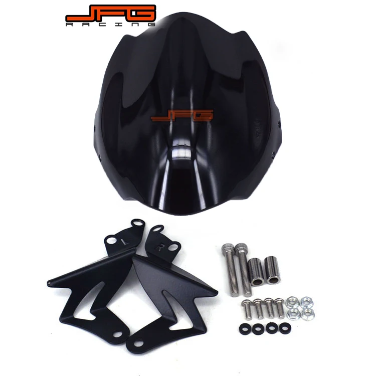 Лобовое стекло для Ducati 2009 2010 2011 2012 Monster 696 ABS 796 1100 EVO 1100S 1100ABS черное|Полные комплекты