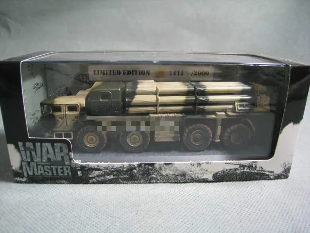BM-30 Smerch Warmaster 1/72 масштаб военная модель игрушки Русский BM-30 Smerch несколько ракетная установка литья под давлением металлическая модель грузовика игрушка для подарка - Цвет: BM-30 Smerch