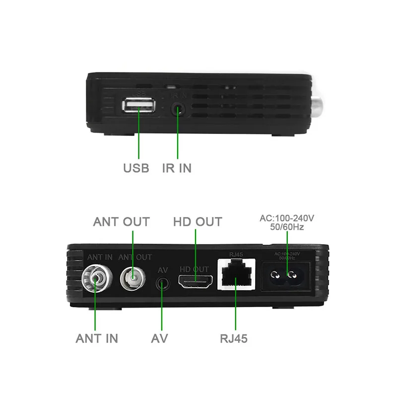 ТВ тюнер K2 Max DVB T2 с поддержкой IP TV H.265 RJ45 сетевой спутниковый приемник Full HD