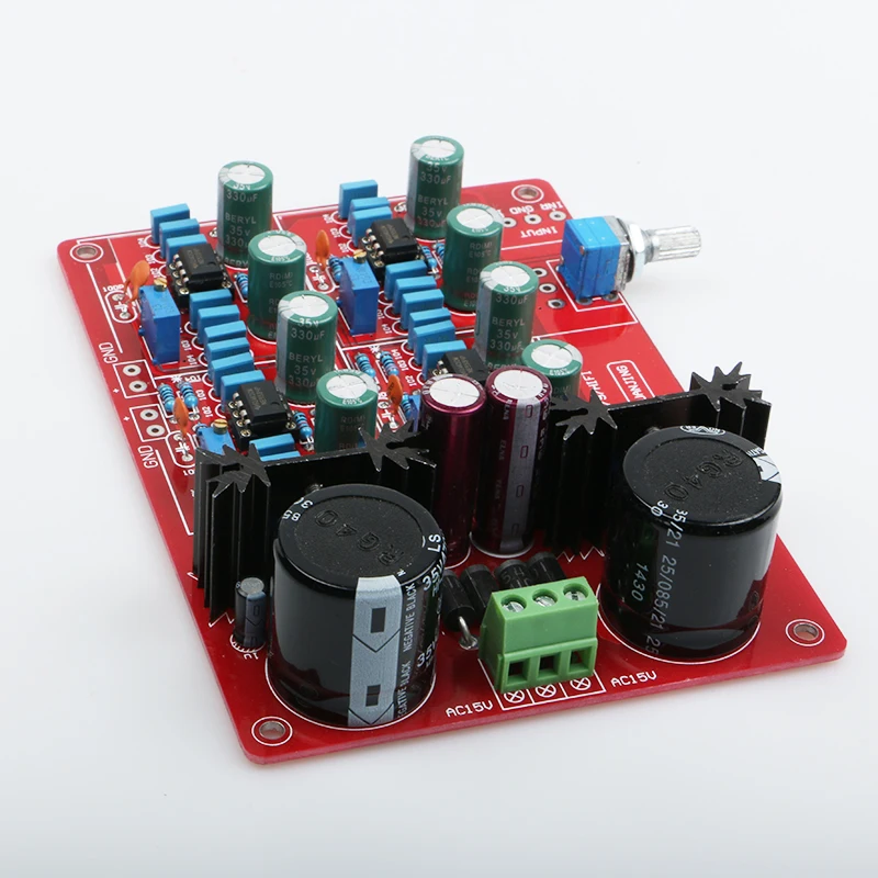 Двойной 15V-0-15V NE5534 усилитель платы регулятор громкости (имитация MBL6010 цепи) для HIFI |