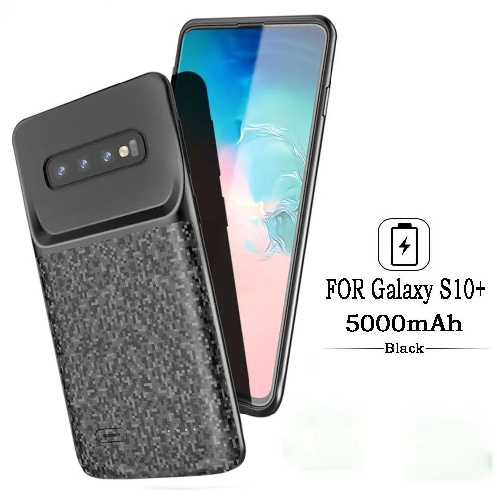 2019 Новый 5000 мАч для samsung S10 + Батарея чехол переносной заряжающий Galaxy S10Plus защитный