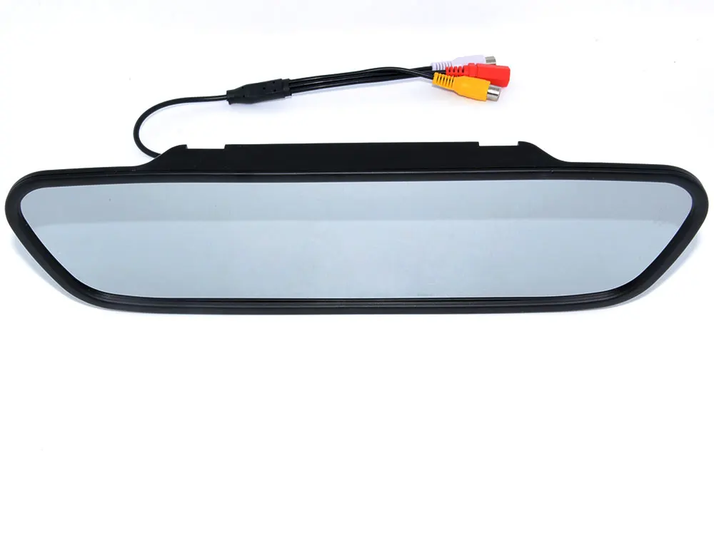 Автомобильная парковочная система CCD 170 Угол объектива 7LED Универсальная автомобильная камера заднего вида+ " TFT lcd Зеркало заднего вида монитор