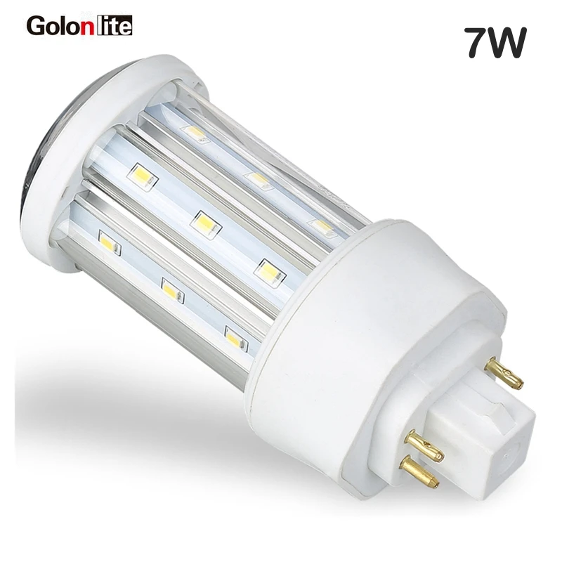 Golonlite светодиодный PL светильник лампочка E27 E26 G24 Gx24D Gx24Q 360 градусов PLC PLT лампа Ra80