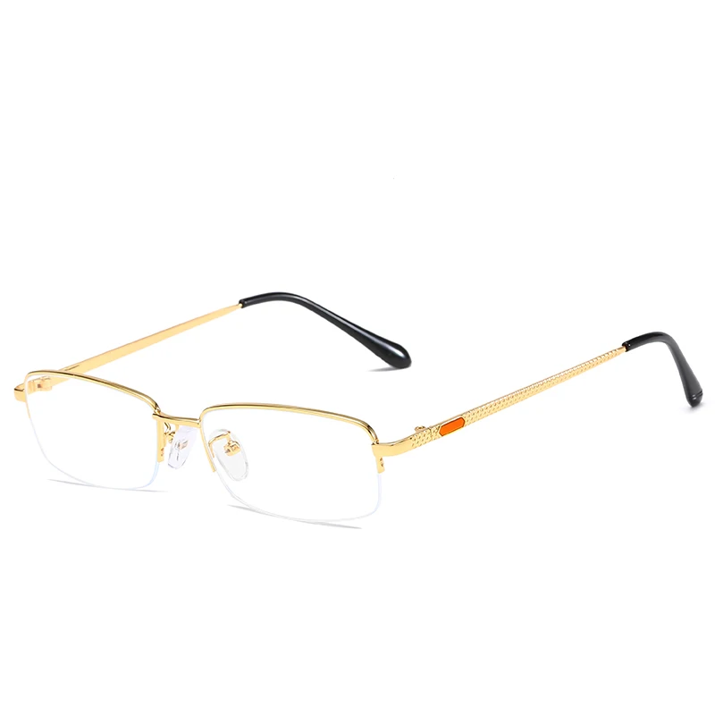 2019 классические модные компьютерные очки для мужчин металлическая половинчатая