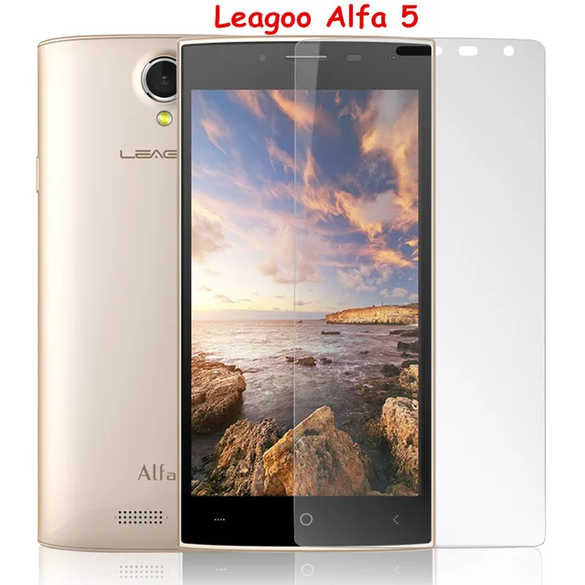 2.5D Закаленное стекло для Leagoo Alpha 5 Высококачественная защитная пленка