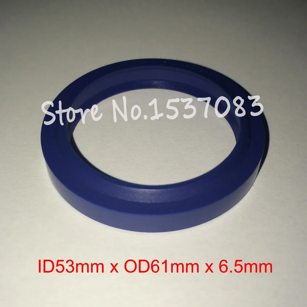 Hydraulic ram seal wiper seal polyurethane PU o-ring o ring rod ring gasket 53mm x 61mm x 5mm x 6.5mm
